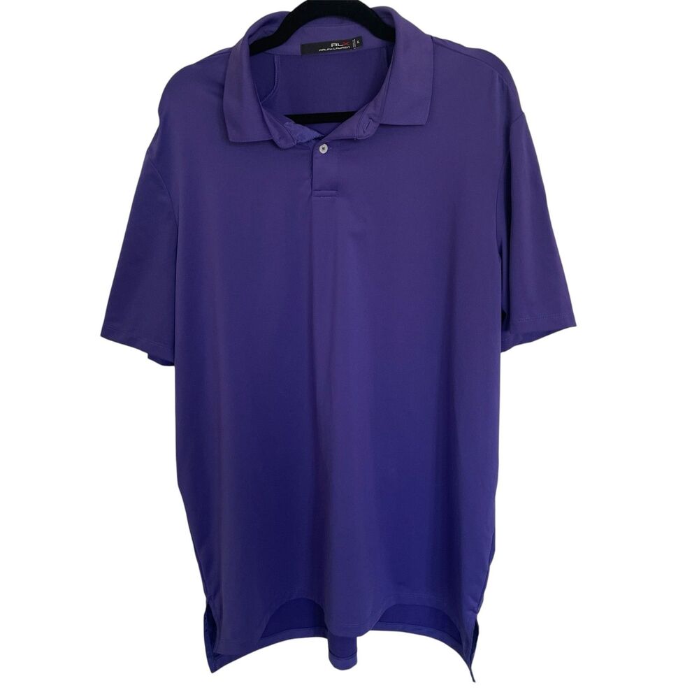 Ralph Lauren RLX Mens Polo Sz XL Performance Golf Stretch Performance Preppy